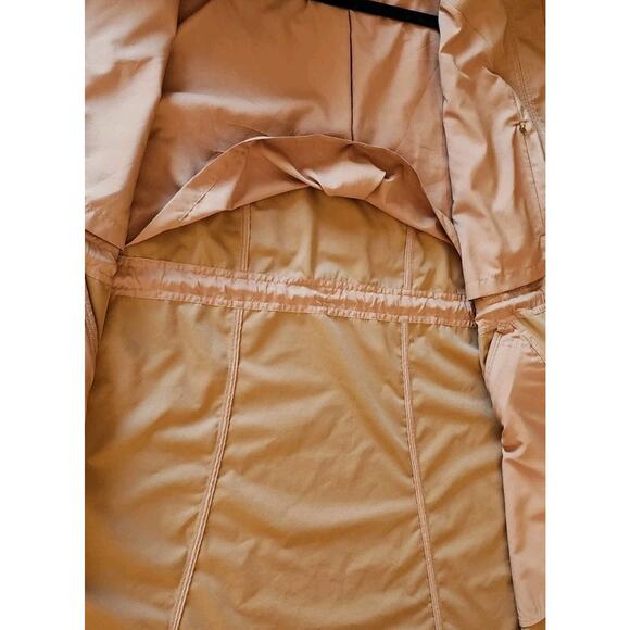 Lululemon Relaxed Fit Rain Shell Jacket Womens Medium Beige Camel Drawstring S/P - Picture 16 of 16